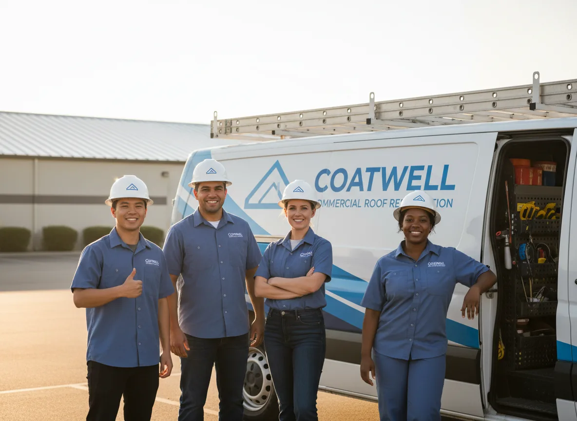 Commercial roof coating company in Neopit, WI